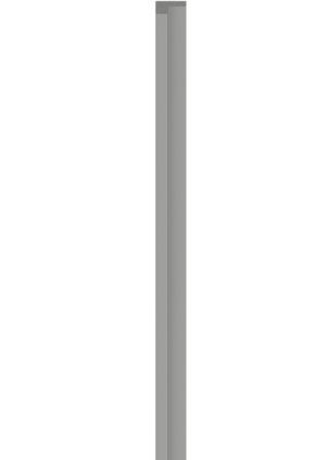Левая планка рейка панели LINERIO S-LINE GREY СЕРЫЙ