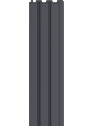 Реечные панели декоративные VOX Linerio M-LINE ANTHRACITE антрацит (RAL 7024, NCS S 7502-B)