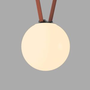 DK5555-BK Cветильник для трека-ремня Belty, серия Orb, со светодиодом, D230*H236мм, 48V DC, 15W, RA90, 120°, 3000K, IP20, черный, акрил
